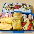 LimeLunch's cooksnap of when they made ❤カニカマ＆ハムチーズの卵焼き❤.