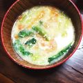 空遥☆ましゃlove's cooksnap of when they made トマト・小松菜・卵のコンソメスープ♪.