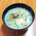 あたりめっこ's cooksnap of when they made とろろこんぶとおとしたまご味噌汁.