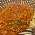 クックPLLZT0☆'s cooksnap of when they made トマトジュースで簡単ミートソース.