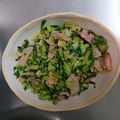 クックOF601O☆'s cooksnap of when they made ベーコンと大根葉の炒め物.