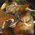 よりさく♡'s cooksnap of when they made めんつゆとすき焼きのたれで魚の煮つけ.