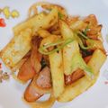 ✽ⓜⓔⓛⓞ✽'s cooksnap of when they made ジャーマンポテトならぬチャーハンポテト.