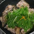 hummered's cooksnap of when they made ぶりアラと水菜のゆず塩汁.