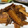 あゆちゃん家's cooksnap of when they made オーブン任せの太刀魚の骨せんべい♪.