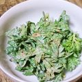 BOSS・SUB's cooksnap of when they made 春菊とトマトのサラダ~*胡麻マヨ掛け.
