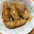 黄金の輝き亭's cooksnap of when they made 肉巻きカニかま.