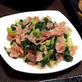yunchan722's cooksnap of when they made かぶの葉とベーコンのにんにく炒め✿.