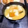 くりりん♩'s cooksnap of when they made 秋の味噌汁♪かぼちゃと玉ねぎ.
