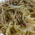 チーズナッツ's cooksnap of when they made たっぷりもやしとひき肉のカレー炒め.