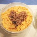 ピグモモ's cooksnap of when they made レンジで♪息子が喜ぶ豚と卵の２色そぼろ丼.
