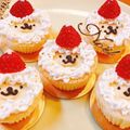 ひろクォン's cooksnap of when they made アルパカサンタのミニクリスマスケーキ★.