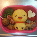 ゆれみ2's cooksnap of when they made にわとりとヒヨコのキャラ弁.