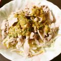＊実月＊'s cooksnap of when they made 豚肉もやしのねぎ味噌マヨネーズソースがけ.
