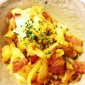 hotchick's cooksnap of when they made ベーコンとじゃが芋のカレーチーズマヨ炒め.