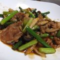 ふねとも's cooksnap of when they made ☆おかず☆残り豚肉にんにくの芽オイスター.