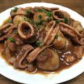 ままばなな1020's cooksnap of when they made ■洋風♪いかと里芋のトマト煮込み■.