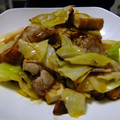ふねとも's cooksnap of when they made 厚揚げとキャベツの甘辛あん炒め.