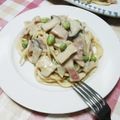 クックKR1YJ1☆'s cooksnap of when they made 米粉で♪豆乳きのこの味噌クリームパスタ☆.