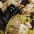 joboob1991's cooksnap of when they made きくらげとツナのパスタ.