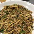 リラシャン's cooksnap of when they made 豚挽き肉で青椒肉絲.