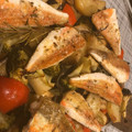 ノースのんのん's cooksnap of when they made あじとたっぷり野菜のハーブ焼き.