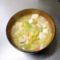 K0A9O0R8U♪'s cooksnap of when they made カニかまとキャベツの簡単すまし汁！.