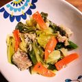 カバゴン's cooksnap of when they made キャベツとサバ缶のポン酢炒め煮.