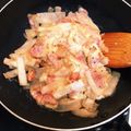 イオス's cooksnap of when they made 大根とベーコンのガーリックチーズ炒め.