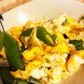 ayuha21's cooksnap of when they made スナップえんどうの玉子炒め.