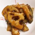 かぼす１２３'s cooksnap of when they made れんこんの照り焼き【作り置き】.