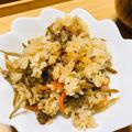 もちっこ橙色's cooksnap of when they made 甘辛牛ごぼうの混ぜご飯.