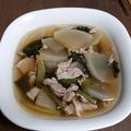 kokoパパ's cooksnap of when they made 大根と小松菜と豚こま肉のうま煮.