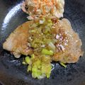 かずちり's cooksnap of when they made 豚ロース肉のねぎ塩ダレ焼き.
