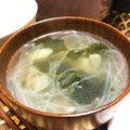みぃぃちゃま's cooksnap of when they made 春雨入り✿わかめと長ネギのダシダスープ.