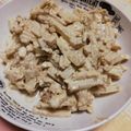 クック0UQ98I☆'s cooksnap of when they made 大根とゆで卵・アーモンドの濃厚マヨサラダ.