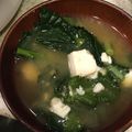 ようさんママ's cooksnap of when they made アレッタ(茎ブロッコリー)のお味噌汁.