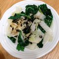 まんむりん's cooksnap of when they made 法蓮草と白菜のホットサラダ(旨だれかけ).