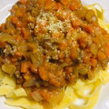 ぴけー's cooksnap of when they made トマトで手作りミートソース♪.