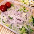 クックI7I5L1☆'s cooksnap of when they made 紫玉ねぎの甘酸っぱサラダ.