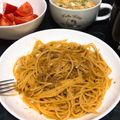 もなかまん's cooksnap of when they made ナスとひき肉の和風味噌味パスタ.