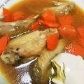 すみっこまま's cooksnap of when they made 手羽先とにんじんの酢煮.