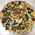 Qaya's cooksnap of when they made 季節のキッシュ（生クリームなし）18cm.