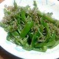 わたママ's cooksnap of when they made ラー油がきめて！ピーマンとじゃこの炒め物.