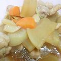 ひんべえ's cooksnap of when they made シンプルなのに美味しい♪大根と鶏肉の煮物.