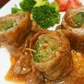 たんこたんきち's cooksnap of when they made 万能ダレでうまうま♡水菜の肉巻き.