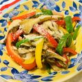 U☆kaoru's cooksnap of when they made パプリカ・舞茸・アスパラ♪ホットサラダ.
