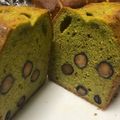 ウキ445's cooksnap of when they made 大人の味＊黒豆と抹茶のパウンドケーキ.