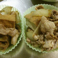 由芽15's cooksnap of when they made 厚揚げ☓玉ねぎ☓焼き肉のタレ炒め.