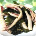 tennisnoah's cooksnap of when they made 簡単＊スルメイカとわかめの生姜焼き.